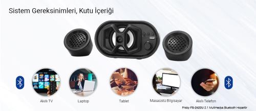 FRISBY FS-2422U 2+1 MSD BLUETOOTH USB HOPARLÖR - Ses Sistemleri(Speaker) ürünleri tekizmir.com'da